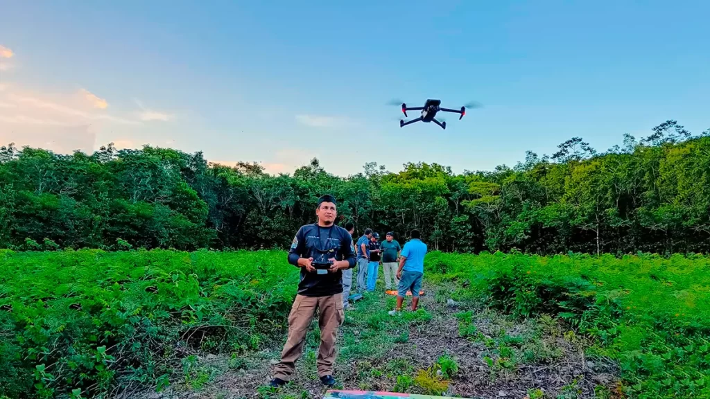 Capacitación en Pilotaje de Drones fortalece la Gran Selva Maya