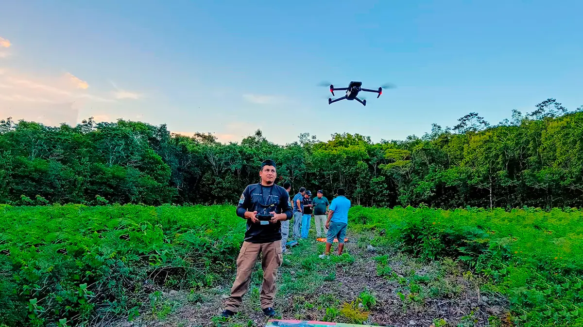 Capacitación en Pilotaje de Drones fortalece la Gran Selva Maya